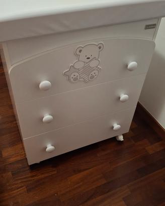 fasciatoio italbaby con cassettiera