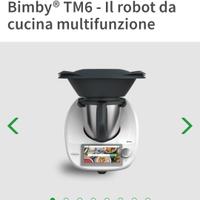 bimby tm6 completo di borsone da viaggio