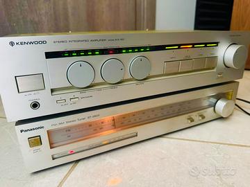KENWOOD-amplificatore-PANASONIC- tuner
