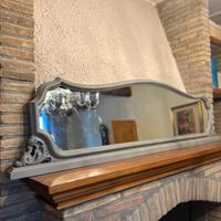 Specchio stile barocco grigio