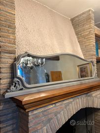 Specchio stile barocco grigio