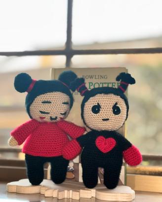 Pucca e Garu amigurmi all’uncinetto anime