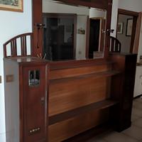 consolle libreria da ingresso stile Art Nouveau