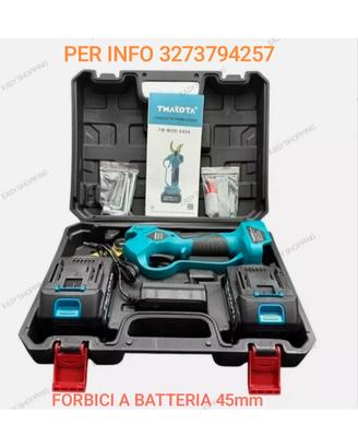 CESOIE DA POTATURA MAKOTA 45MM CON 2 BATTERIE
