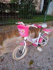 Bici Bambina 3 4 5 anni con rotelle