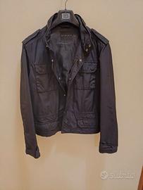 GIACCA NERA UOMO SISLEY TAGLIA 48/M USATA POCO CON