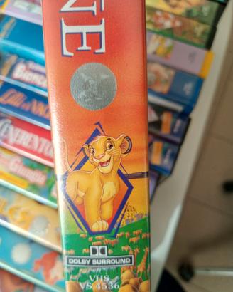 VHS Disney Il Re leone 1995 Dolby surround