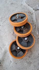 4 ruote x carrello 