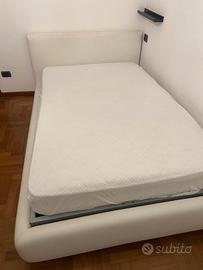 letto contenitore 1piazza e mezzo con materasso