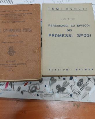 Storia Contemporanea D'italia/Promessi Sposi  