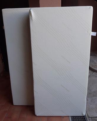 2 materassi per bambini 140x70x12