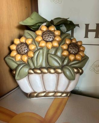 Thun formella country media con vaso di girasoli