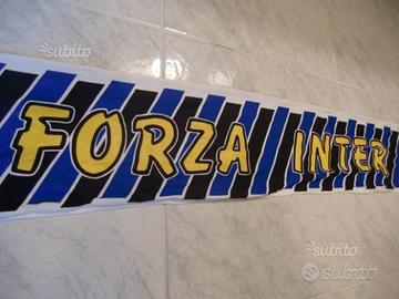 INTER calcio sciarpa anni 80 Lana doppia scritta