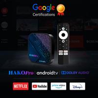 HAKO PRO TV box Android 11 Certificato GOOGLE