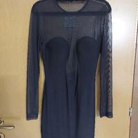 mini abito lycra nero