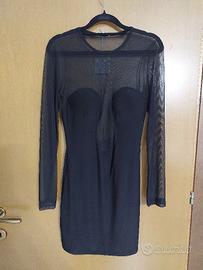 mini abito lycra nero