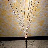 Ramo luminoso marrone con 120 led