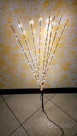 Ramo luminoso marrone con 120 led