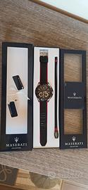 orologio Maserati uomo e bracciale in pelle 