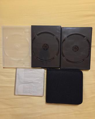Set Custodie Porta CD e DVD – Organizer Protettivi