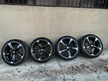 ruote 19 pollici audi + gomme termiche + sens pres