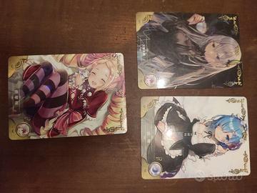 Card carta goddess story rem beatrice echidna zero