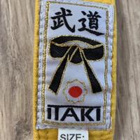 Cintura karate’ gialla misura 5/180