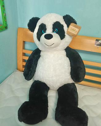 peluche pupazzo Panda grande 90 cm con cartellino
