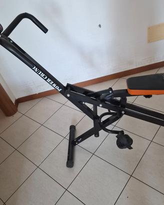 Attrezzo per addominali POWER CRUNCH con display