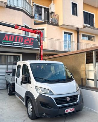 Fiat Ducato 2.3 MJT 130CV CASSONE GRU 7 POSTI