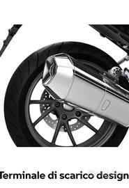 Silenziatore posteriore bmw cromato r1250 gs/ gsa/