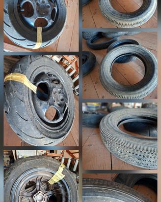 pneumatici e cerchio per ciclomotore APRILIA SR 50