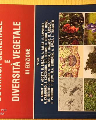 Botanica Generale e Diversita Vegetale III edizion