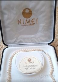 collana di perle vere Nimei 