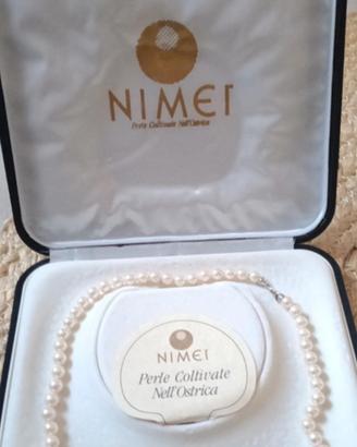 collana di perle vere Nimei 