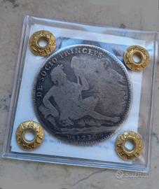 ARGENTO Regno di Napoli 60 GRANA 1736 da ASTA