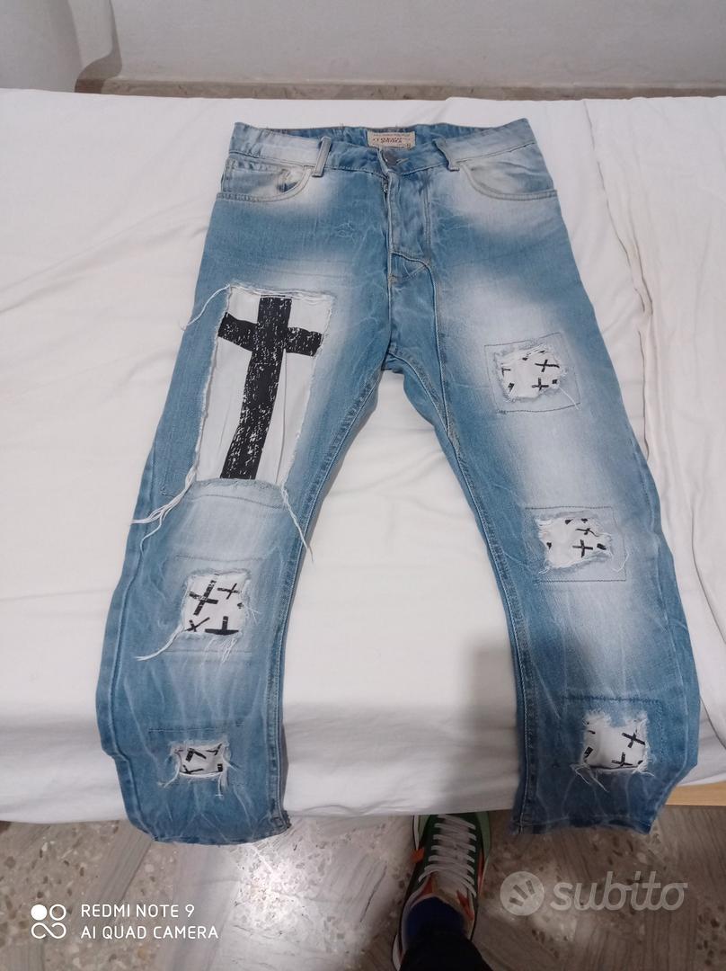 jeans uomo taglia 28 30 Abbigliamento e Accessori In vendita a Brindisi