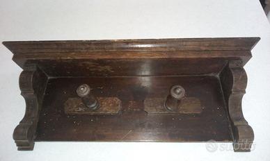 Mensola Attaccapanni Antica Cappelliera da muro in