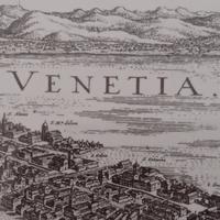 OSVALDO  BÖHM  IMMAGINE ANTICA MAPPA DI VENEZIA 