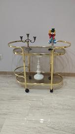 carrello colore ottone