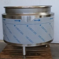 Caldaia di coagulazione per caseifici da 300 lt.