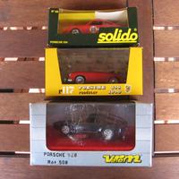 3 modellini PORSCHE 1 43 auto SOLIDO BRUMM VEREM