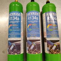 kit 3+3 bombola gas vuote ricaricabili R134a 