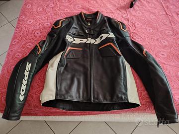 Giubbotto Spidi track in pelle taglia 52