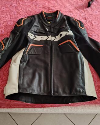 Giubbotto Spidi track in pelle taglia 52