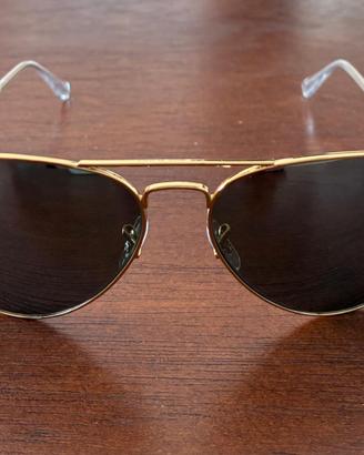 Ray-Ban Aviator RB3025 oro – nuovi, con custodia