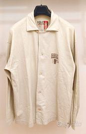 SISLEY camicia uomo beige cotone tg. L Made Italy