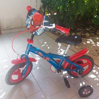 bici spiderman 12"