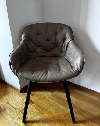 Sedia imbottita igloo calligaris