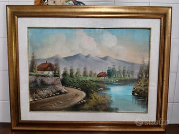 QUADRI DIPINTO OLIO SU TELA 